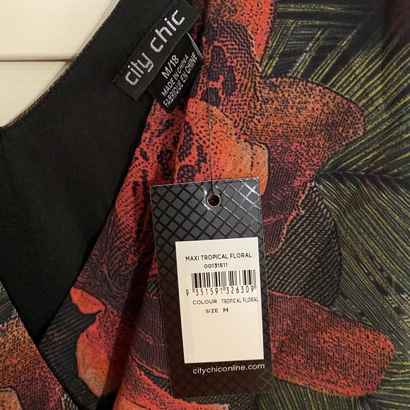 New City Chic Floral MIDI Dress - Picture 4 of 4